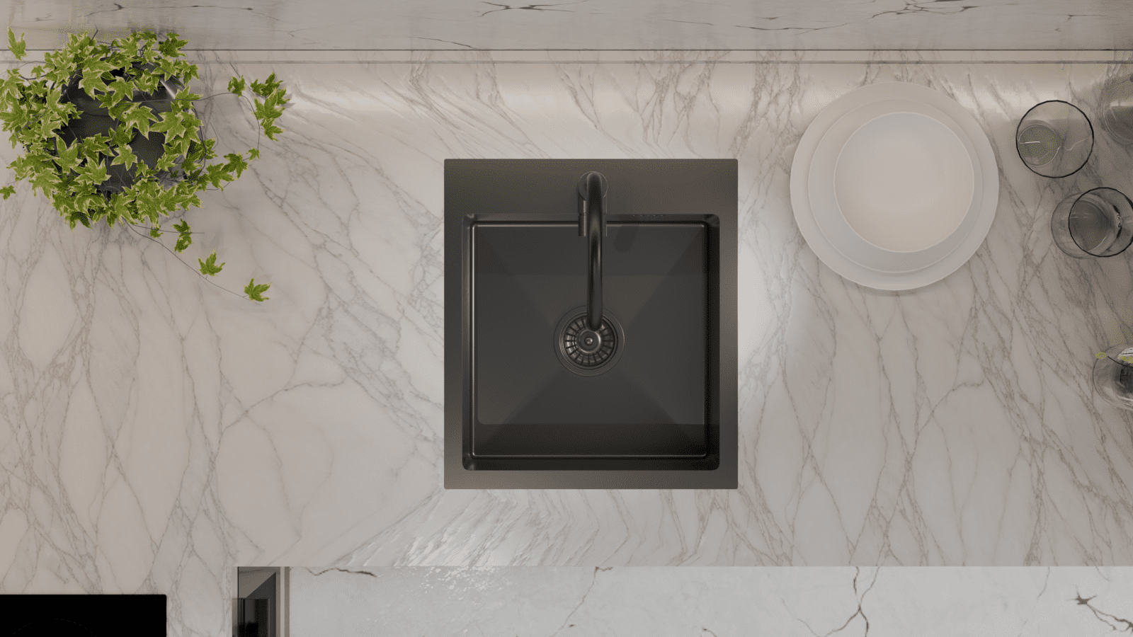 KSS E 40 1B Dark Inox + KWT 40 Elastic Dark Inox